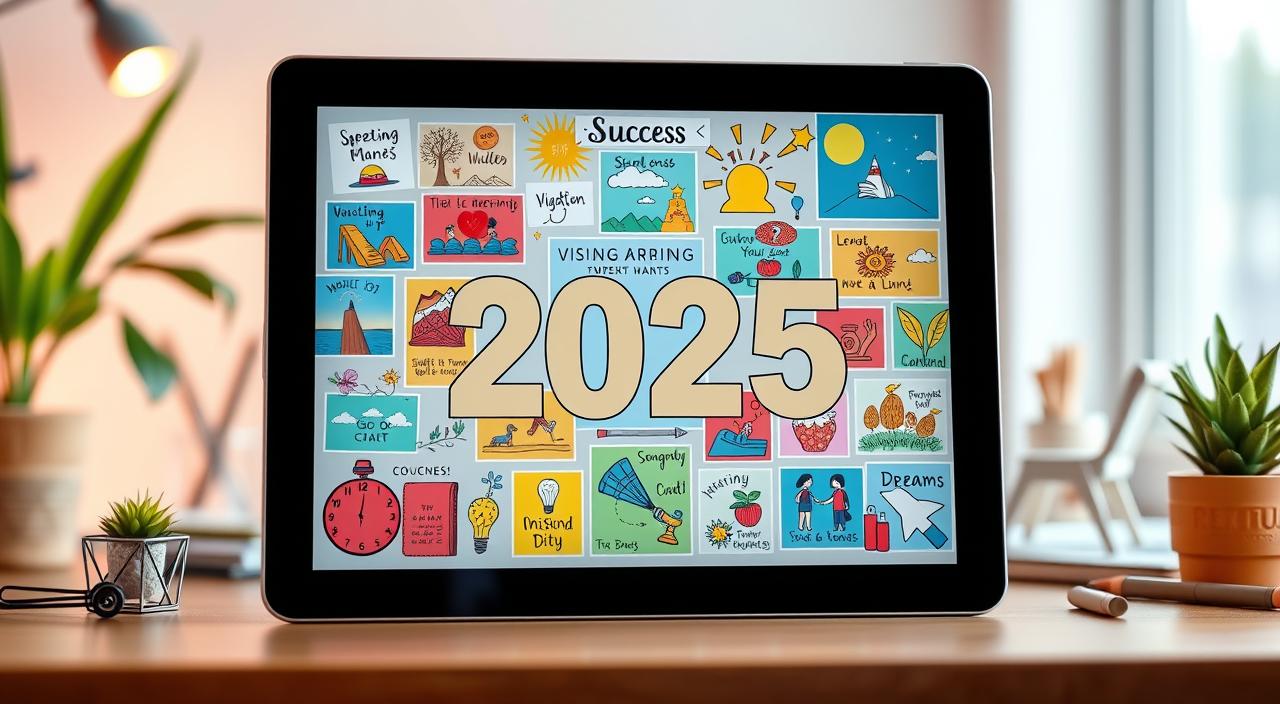 Using Digital Vision Boards for Manifestation in 2025